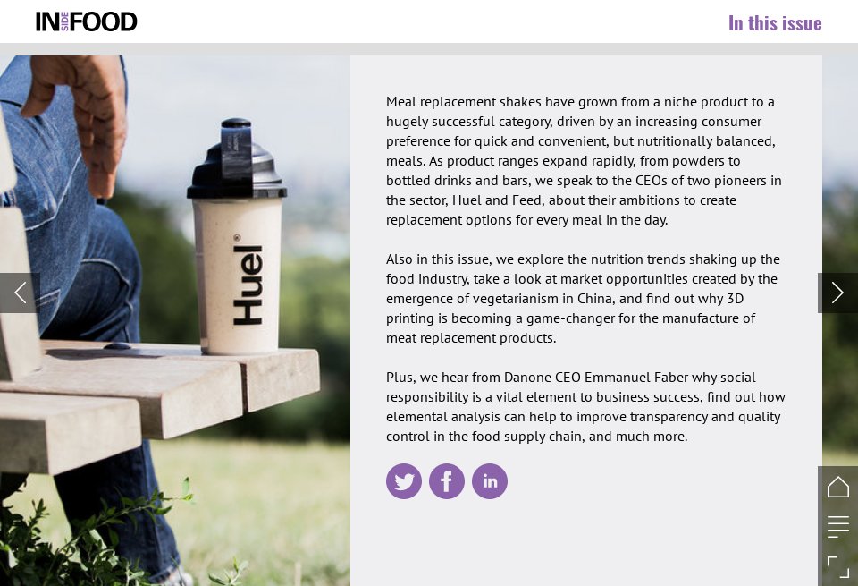 FrieslandCampina Ingredients Inside Food Issue 34 December 2019